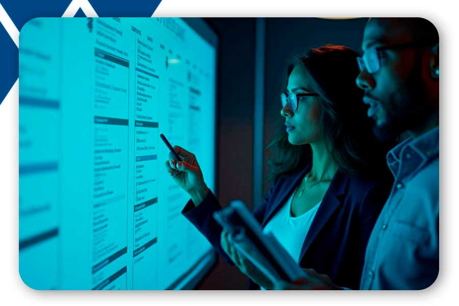 People tracking and monitoring the necessary resources through the neptune system.